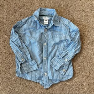 Carter’s Blue Stripe, Button Up, Boys 2T